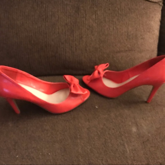 Cato Red bow high heels - Picture 2 of 5